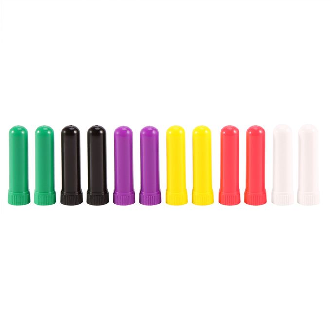 12PCS Item New Aromatherapy Oil Aromatherapy Blank Nasal Inhaler Stick Portable