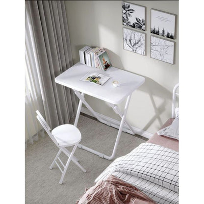 Foldable Reading/Laptop Table & Chair For Home And Office