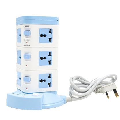 12 Port USB 3 Port AC Well Power Socket Extension Box