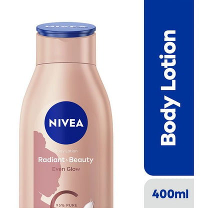 NIVEA Radiant & Beauty Even Glow Body Lotion For Women - 400ml - Pack Of 2