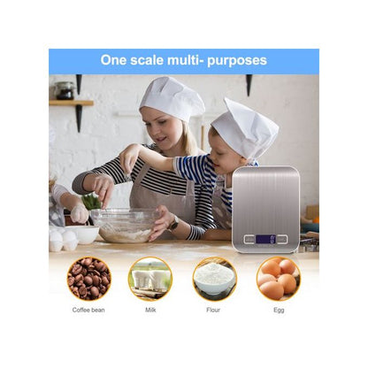 Rechargeable Kitchen Digital Food Scale 10KG/1g Measuring