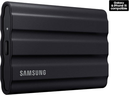 SAMSUNG T7 Shield 4TB Portable SSD - 1050MB/s, Rugged, Water & Dust Resistant, for Content Creators - Black