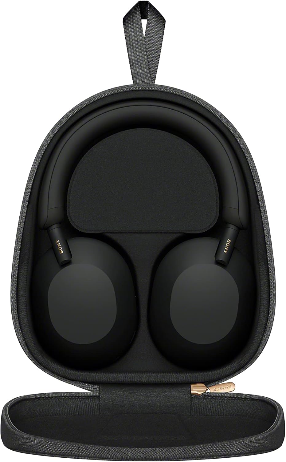 Sony WH-1000XM5 The Best Wireless Noise Canceling Headphones, Made Of Soft Fit Synthetic Leather, Integrated Processor V1, With 4 Beamforming Microphones, Up To 30-Hour Battery Life, Black