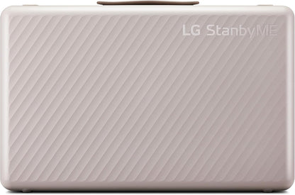 LG 27-Inch StanbyME Go Portable Smart 1080P Touch Screen (27LX5QKNA, 2023 Model), Calming Beige