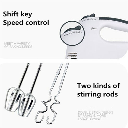 Electric Whisks Hand Mixer Egg Beater Kitchen Blender