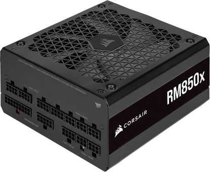 CORSAIR RM850x Fully Modular ATX Power Supply - 80 PLUS Gold - Low-Noise Fan - Zero RPM - Black