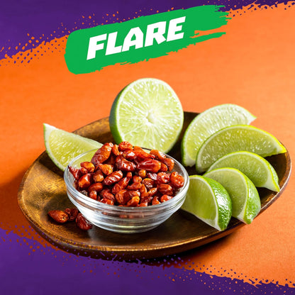 Takis Flare Hot Nuts 15.02 oz Sharing Size Resealable Bag, Chili Pepper & Lime Flavored Medium Spicy Double-Crunch Peanuts